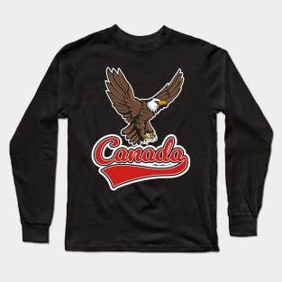 Canadian Eagle Logo Long Sleeve T-Shirt